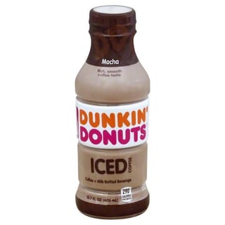 Dunkin' Donuts Mocha Iced Coffee Bottle, 13.7 Fl Oz