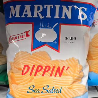 Martins Dippin' Sea Salted Potato Chips